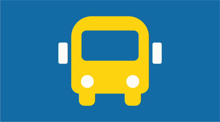 Graphic of a yellow school bus