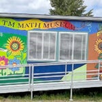 Math Museum portable painted colorfully.