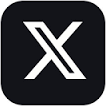 X social media logo