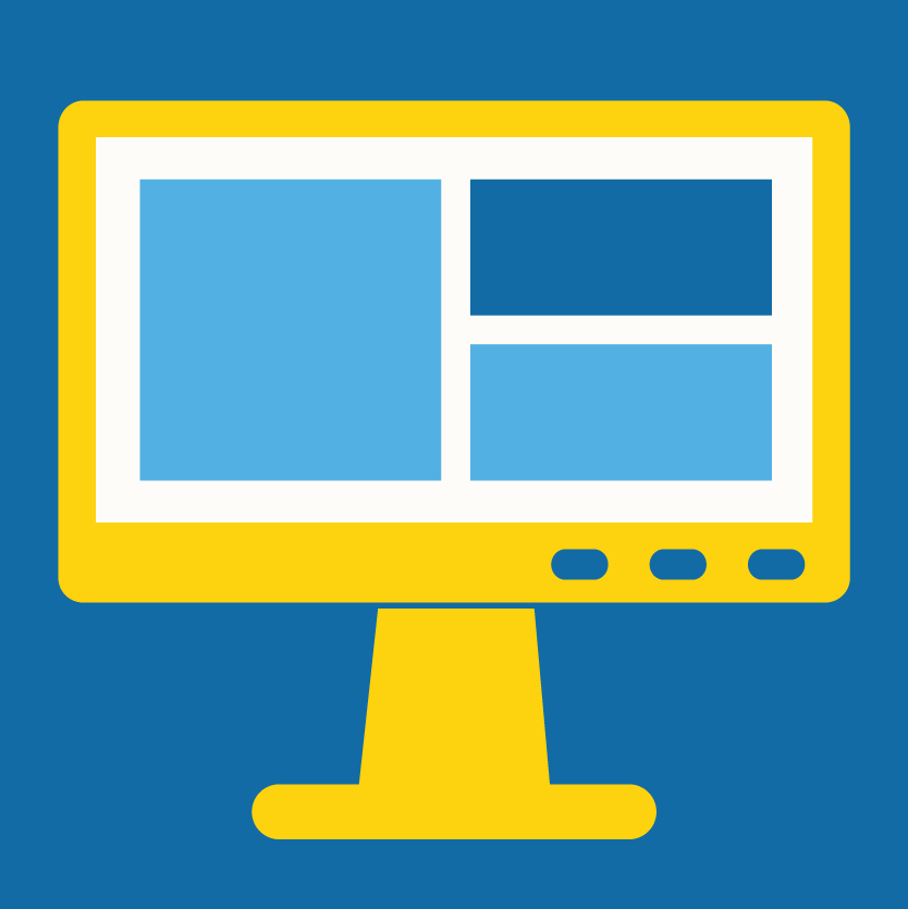 graphic of a computer screen