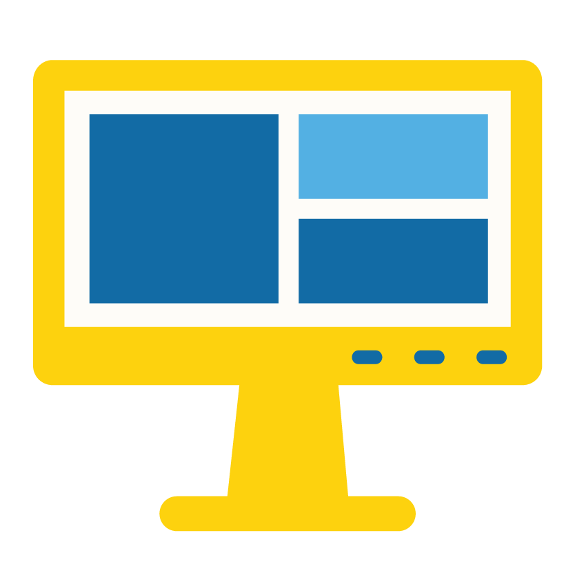 graphic of a computer screen