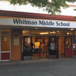 Front of Whitman Middle School