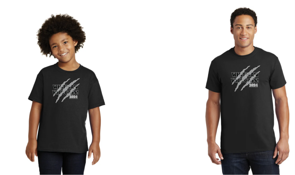 WMS T-Shirts Spirit Wear with claw design