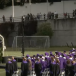 GHS Graduates on the field at Memorial Stadium