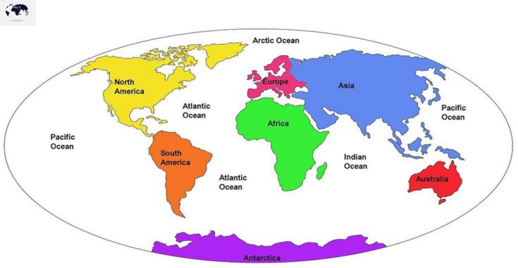 map of the world