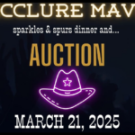 McClure Mavs sparkles and spurs dinner and Auction - Picture of neon cowboy hat - March 21, 2025