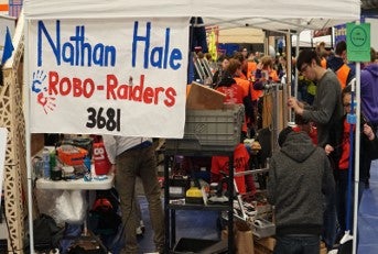 Robo Raiders sign