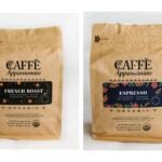 Bags of Coffee Banner: Sunrise, French Roast, Espresso and Decaf